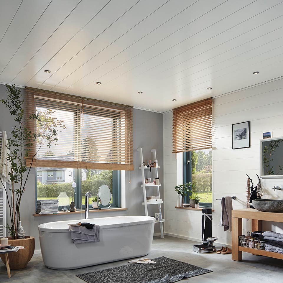 Badezimmer | Nachhaltige Wände und Decken | Wohnen mit Holz | marx Holzhandel