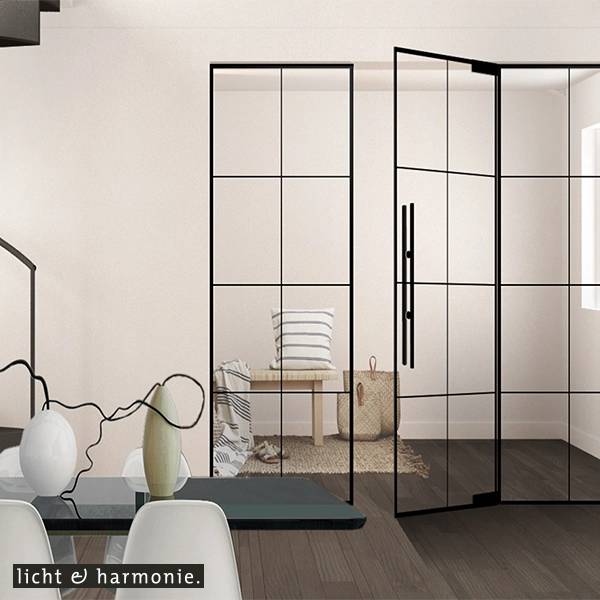 Loftelemente-Lofttüren-schwarz-Loftstil-Pendeltür Loftelemente-Lofttüren-schwarz-Loftstil-Pendeltür
